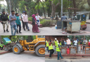 রাসিকের ভ্রাম্যমাণ আদালতেতিন জনকে ৯ হাজার টাকা অর্থদন্ড